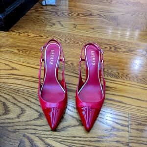Ralph Lauren Red Heels 9